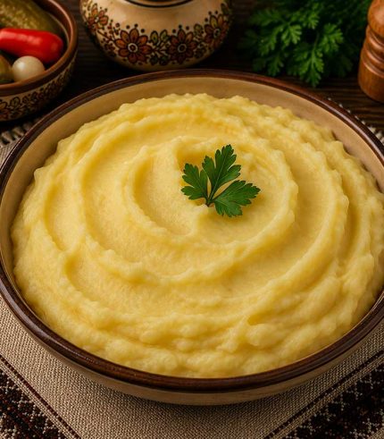 Piureul de cartofi este o garnitură clasică, cremoasă și reconfortantă, perfectă pentru a completa preparatele principale din meniul Hanului La Barieră. Cu textura sa fină și gustul delicat, se potrivește de minune alături de preparate din carne, pește sau alte specialități tradiționale.