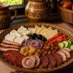 Descoperă gustul autentic al bucătăriei tradiționale românești cu Platoul Tradițional de la Hanul La Barieră. Un platou bogat și variat, care reunește telemea de vacă și de oaie, brânză de burduf, măsline, roșii, castraveți, ceapă roșie, slănină afumată, babic, ruladă, șunculiță țărănească, șorici, pastramă de porc și de oaie, precum și jumări.