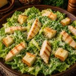 Salata Caesar este o alegere delicioasă pentru cei care preferă o masă ușoară, dar consistentă. Combinația de salată verde crocantă, piept de pui, crutoane și parmezan, completată de dressingul specific, oferă un echilibru plăcut de texturi și arome.