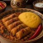Savurează gustul autentic al sărmăluțelor cu mămăligă, un preparat emblematic al bucătăriei tradiționale românești. Sărmăluțele fragede și aromate sunt servite alături de mămăliguță, într-o combinație gustoasă și sățioasă, perfectă pentru o masă în stil tradițional.