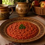 Bucură-te de gustul autentic al zacuscii, un preparat tradițional apreciat pentru aroma bogată și textura sa cremoasă. Savuroasă și potrivită pentru orice moment al zilei, zacusca este alegerea ideală pentru un mic dejun tradițional, o gustare sau un aperitiv